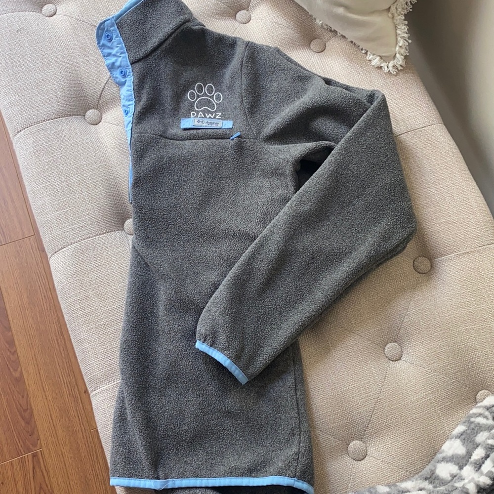 Pawz + Colombia Pullover Fleece Jacket, Size S